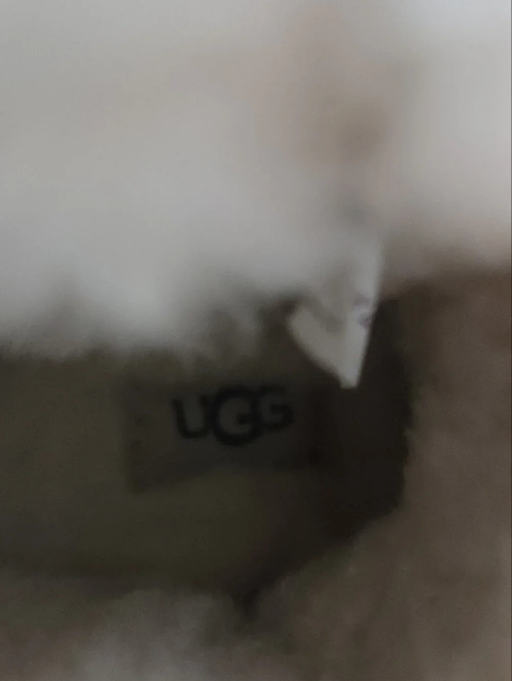 UGG Infant/Toddler Size 4  Black Suede Fleece-Lined Boots with Tan Soles